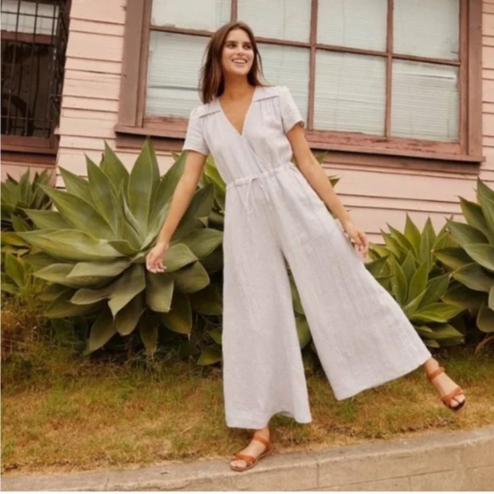 Christy Dawn The Dawn Jumpsuit in Heather Gingham Size Small